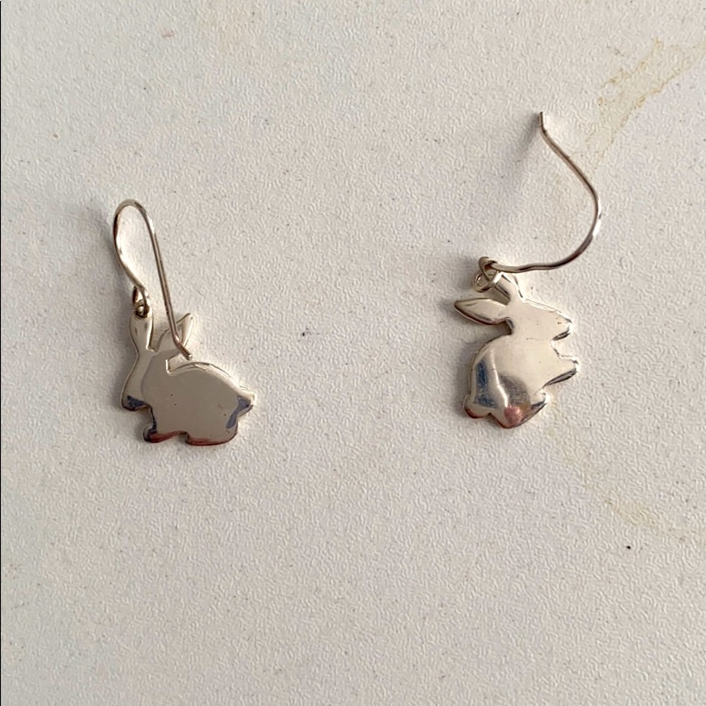 easter bunny earrings